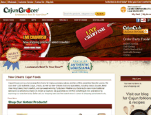 Tablet Screenshot of cajungrocer.com